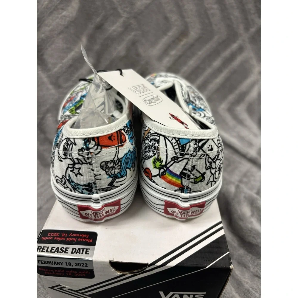 NIB Vans x Crayola Limited Edition Shoes -‎ Kids Size 3